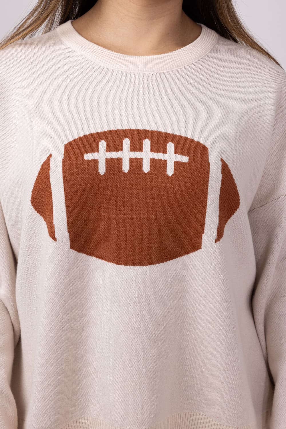 ニット/セーター FOOTBALL NUMBER KNIT PULLOVER IT1859-02 FOOTBALL SWEATER - TLC Casuals