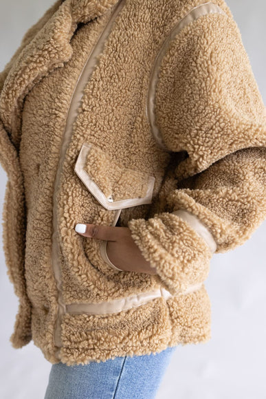 Teddy Jacket for Women in Brown