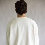 The North Face Evolution Crew Oversized Sweatshirt for Men in White | NF0A8FKR-QLI