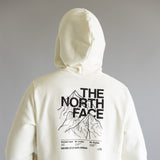 The North Face Evolution Half Dome Hoodie for Men in White Dune