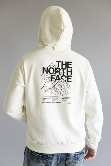 The North Face Evolution Half Dome Hoodie for Men in White Dune
