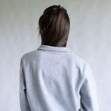The North Face Evolution ¼ Zip for Women in Heather Grey