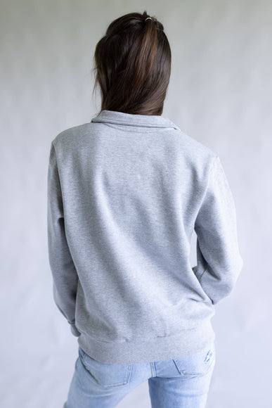 The North Face Evolution ¼ Zip for Women in Heather Grey