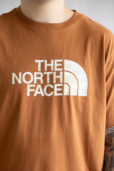 The North Face Half Dome T-Shirt for Men in Burnt Orange