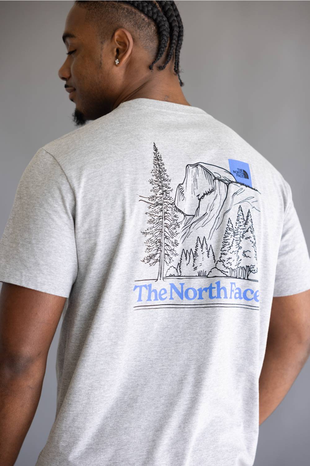 The North Face Monte T-Shirt for Men in Grey