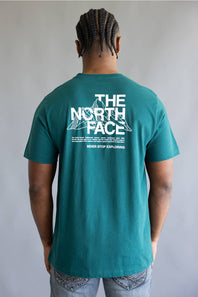 The North Face Mountain Sketch T-Shirt for Men in Teal