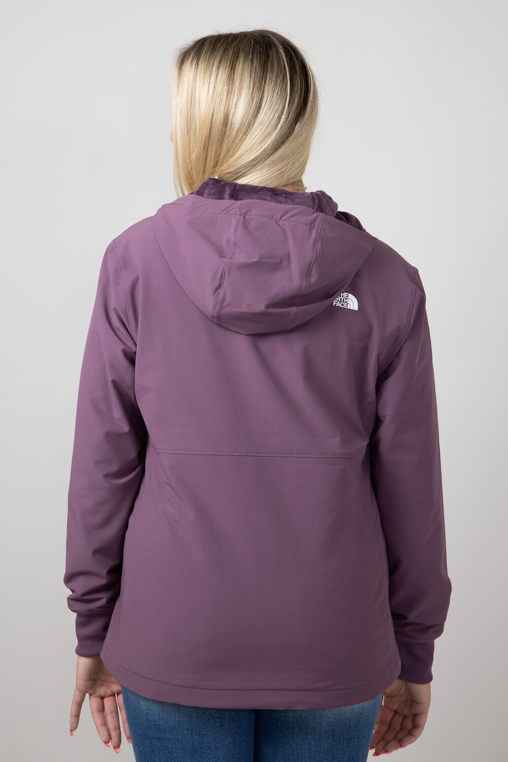 The North Face Shelbe Raschel Hoodie Jacket for Women in Midnight Mauve