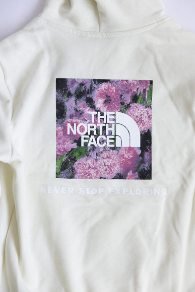 The North Face Teen Evolution Box Hoodie in White Dune