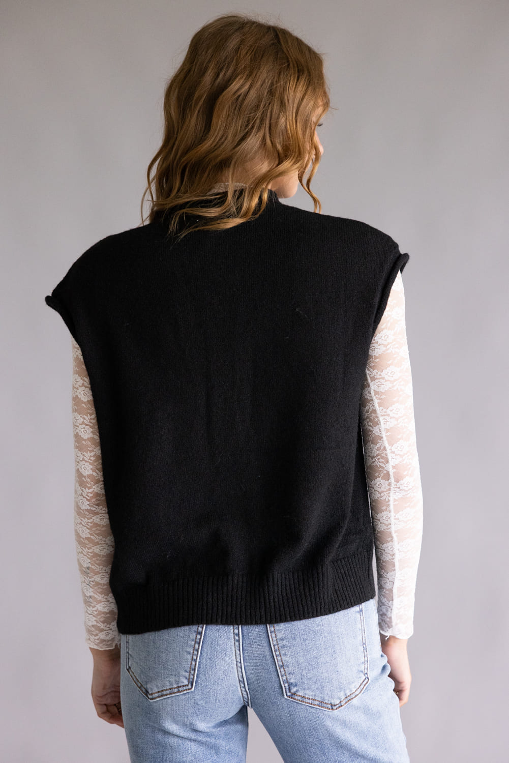 Things Between Cap Sleeve Piper Cardigan for Women in Black