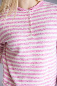 Things Between Piper Cardigan for Women in Bubblegum Stripe
