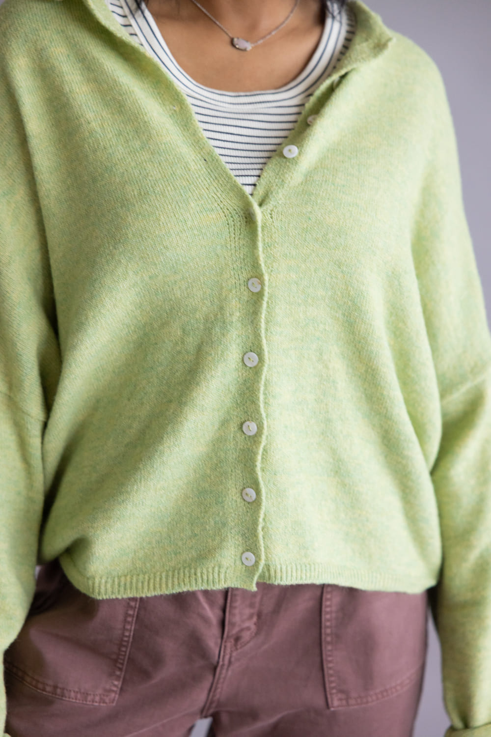 Things Between Piper Cardigan for Women in Lemongrass