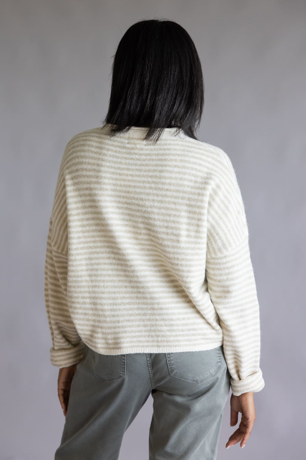 Things Between Stripe Piper Cardigan for Women in Cream