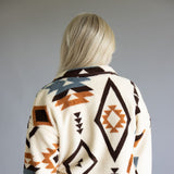 Thread & Supply Canyon Jacket for Women in Cream Hazel Aztec