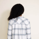 Thread & Supply Domingo Plaid Flannel for Women in Blue