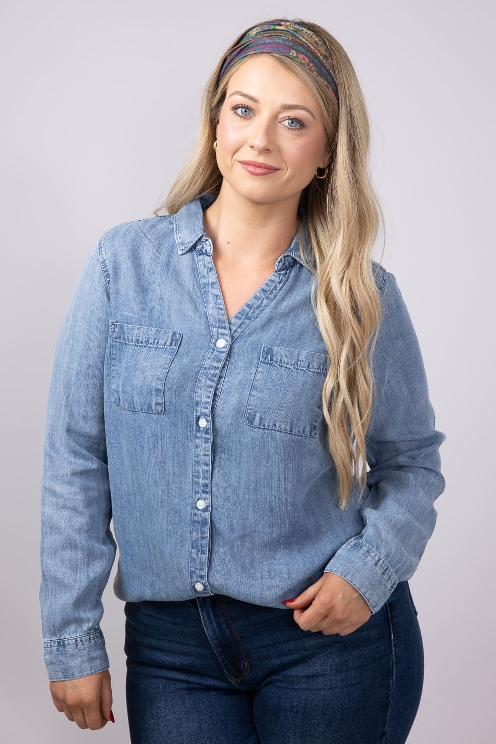 トップス *JIL*-20000 Thread & Supply Ginger Top for Women in Dark Indigo | T8035LZTTS