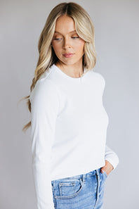 Thread & Supply Jess Long Sleeve Shirt for Women in White