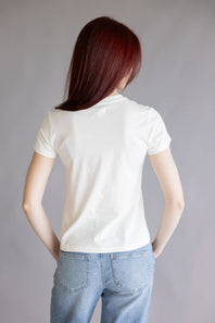 Thread & Supply Natalie Tee for Women in Ivory