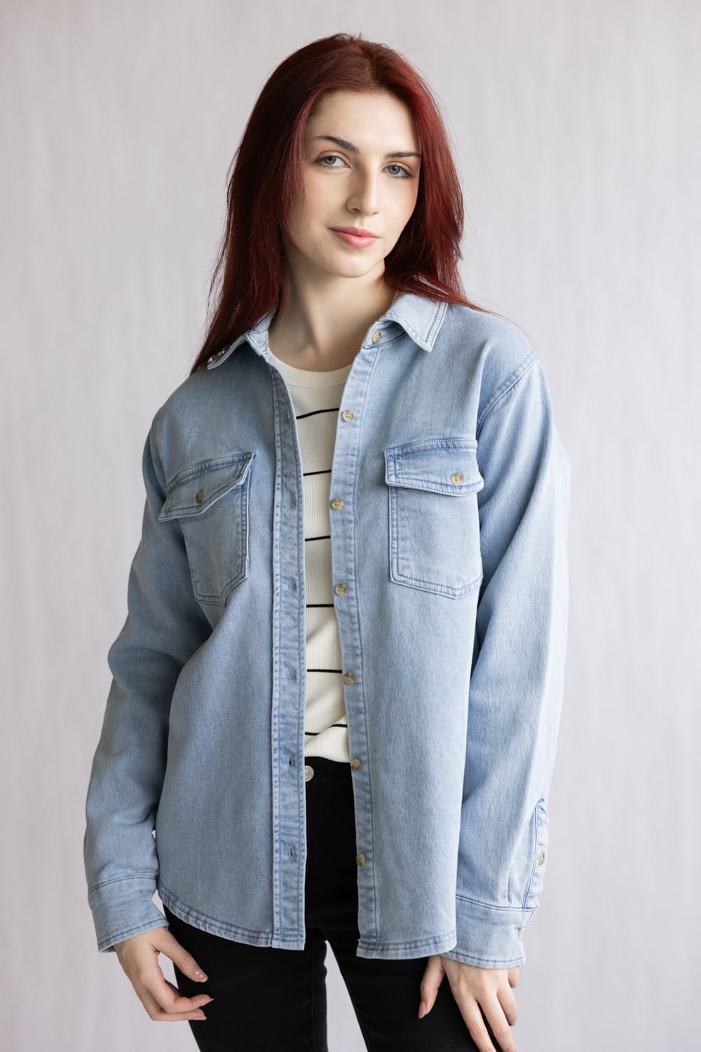 Thread & Supply Rylee Shirt for Women in Denim