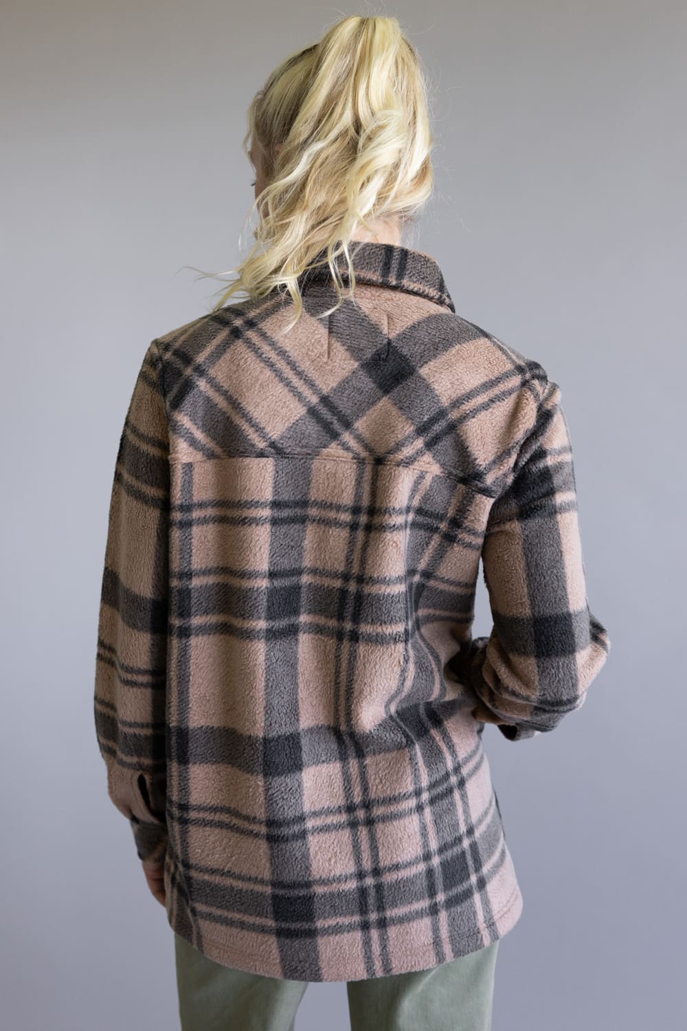 Thread & Supply Santa Fe Jacket for Women in Pecan Black Plaid