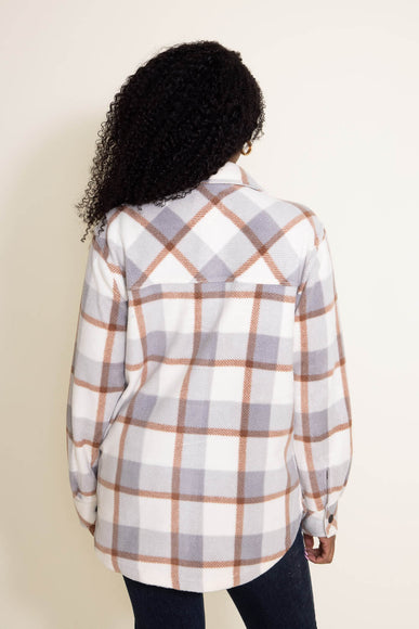 Thread & Supply Tullis Shacket for Women in Grey Copper