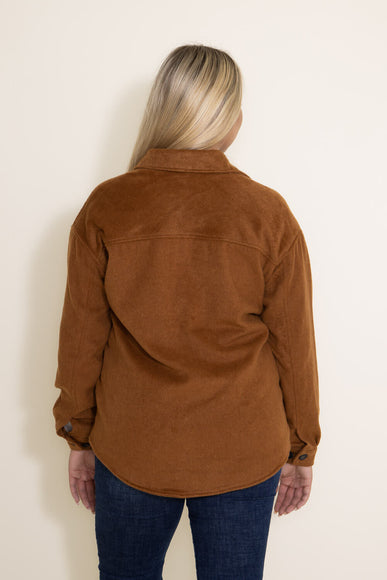 Thread & Supply Woven Shacket for Women in Brown