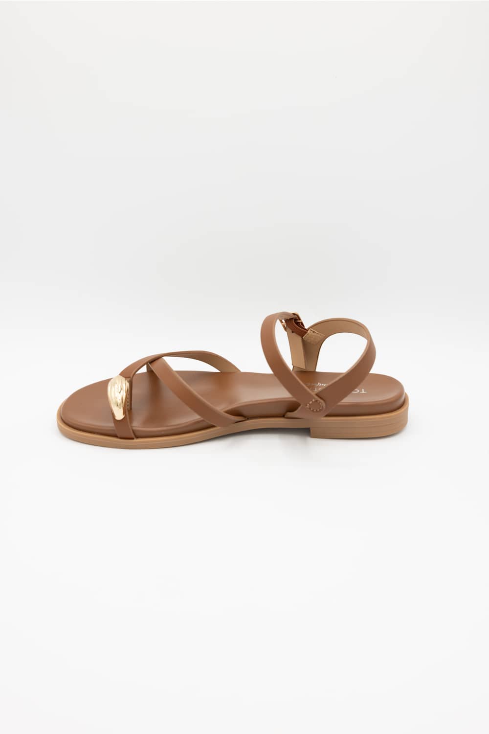 Top Moda Melrose toe loop sandal tan 
