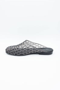 Top Moda Solar Jellie Slide Sandals for Women in Black