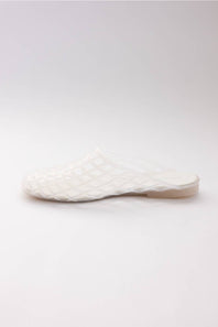 Top Moda Solar Jellie Slide Sandals for Women in White