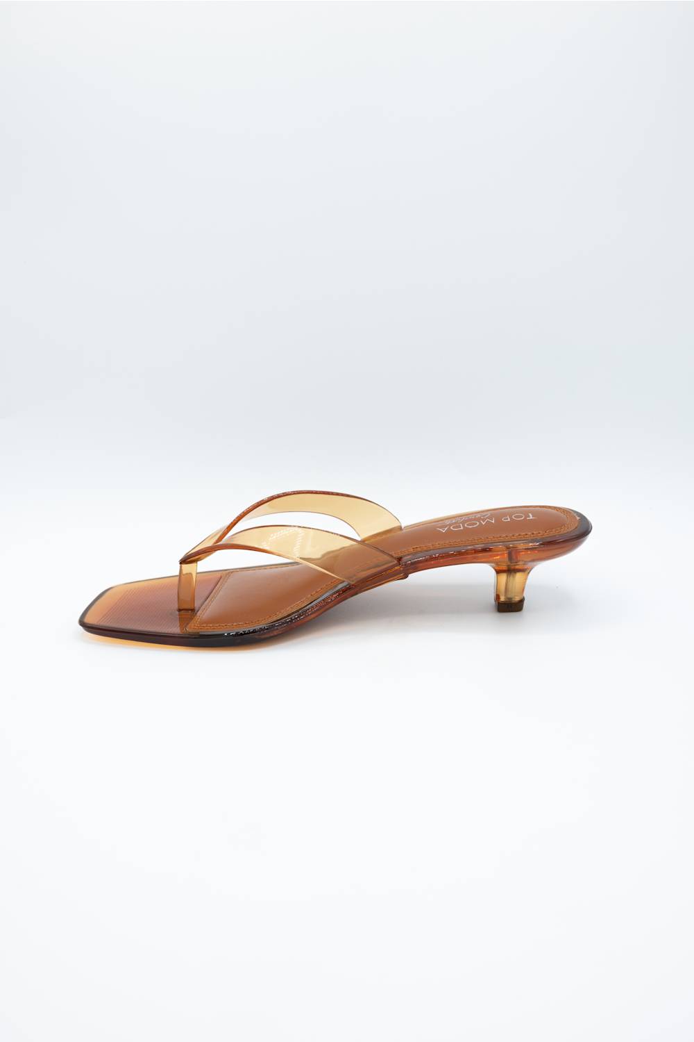 Top Moda Violet Jellie Kitten Heels for Women in Tan