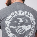 Troll Co Haggler T-Shirt for Men in Charcoal