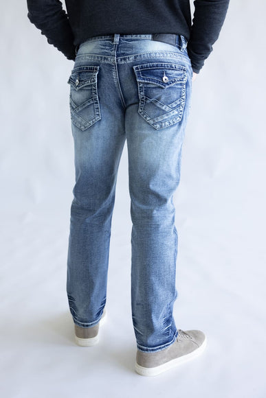 True Luck Ballen Straight Leg Jeans for Men