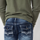 True Luck Blake Bootcut Stretch Jeans for Men