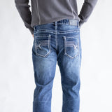 True Luck Bo Bootcut Stretch Jeans for Men