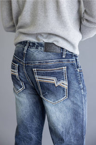 True Luck Camillo Relaxed Bootcut Jeans for Men