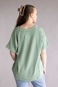 Urban Rib Top for Women in Sage