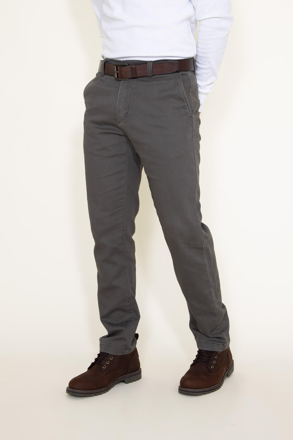 Union Lounge Chino Pants for Men in Grey