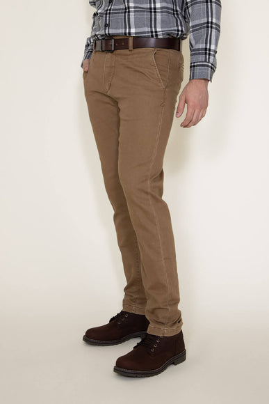 Union Lounge Chino Pants for Men in Chestnut