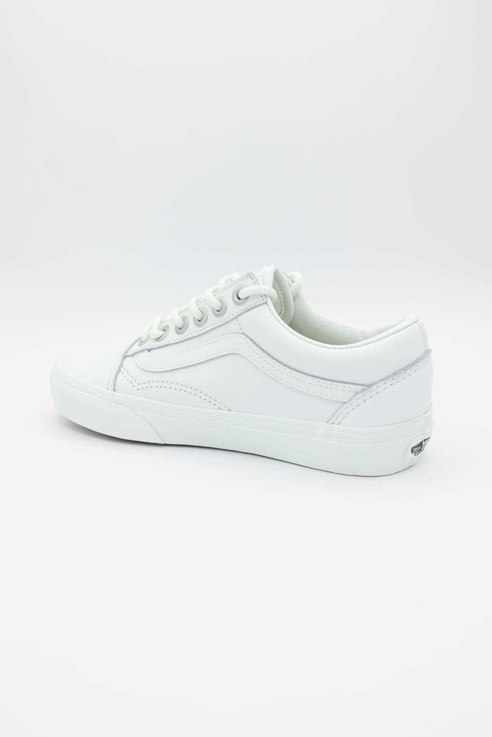 Vans Old Skool Leather Sneakers in White
