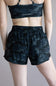 Local Girl Vista Shorts for Women in Black Camo