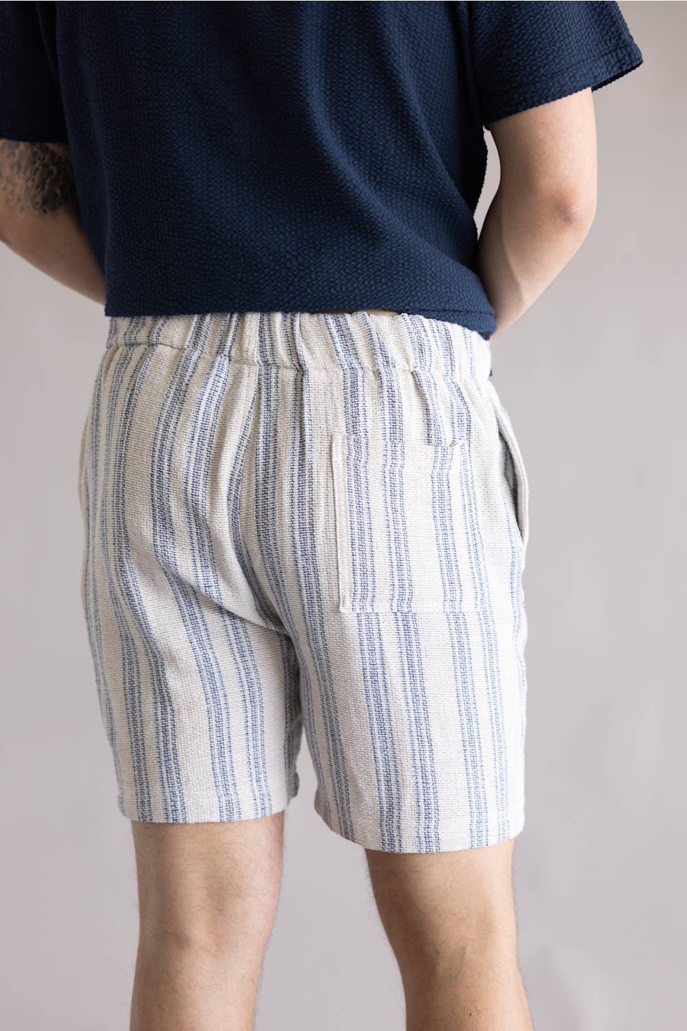Sand Men Vintage Summer Basketweave Shorts for Men in Sand | V85904 SAND STRIPE ...