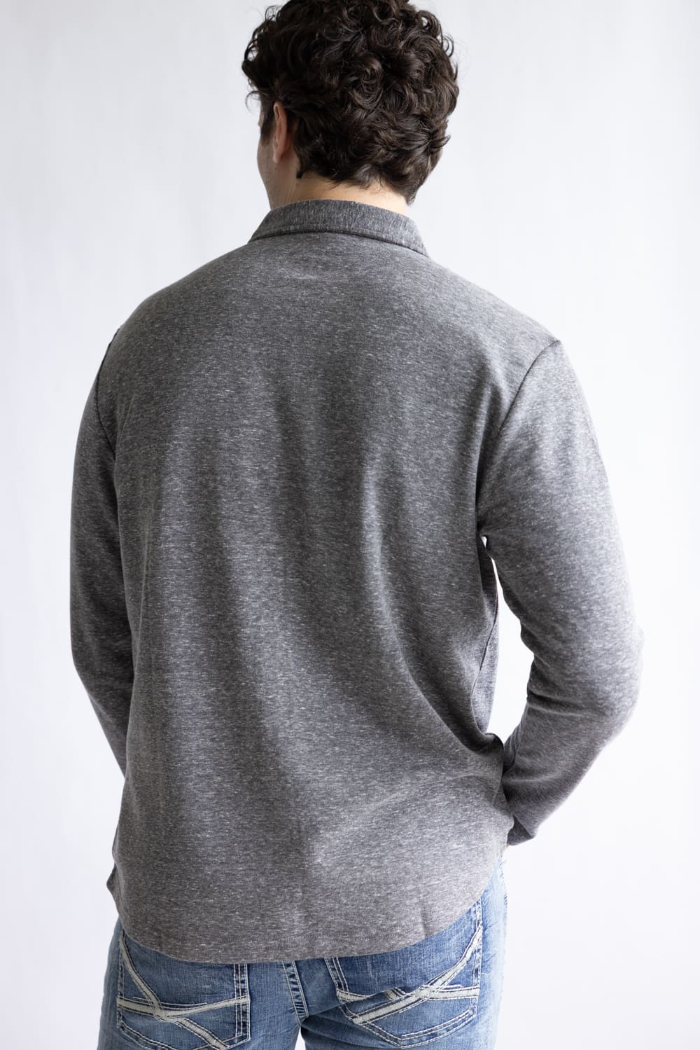 Weatherproof Vintage Full Front Button Shirt for Men in Moonless Night