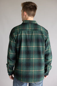 Weatherproof Vintage Faux Wool Unlined Shirt for Men in Green