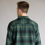 Weatherproof Vintage Faux Wool Unlined Shirt for Men in Green