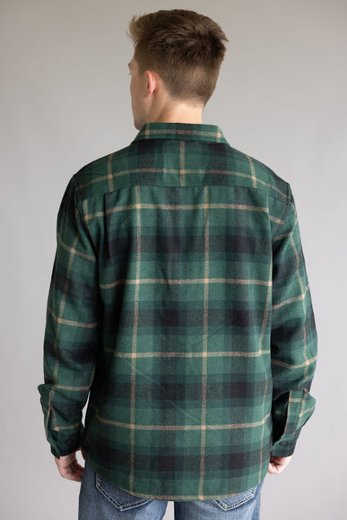 Weatherproof Vintage Faux Wool Unlined Shirt for Men in Green