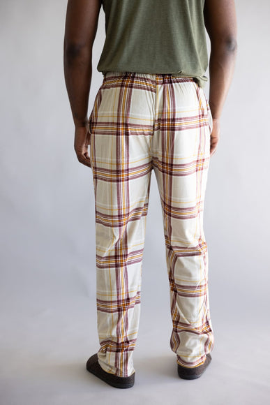 Weatherproof Silky Lounge Pants for Men in Oatmeal