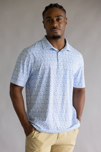1897 Legends Bottle Polo for Men in White | FGM217-WHITE – Glik's 1897 Legends Bottle Polo for Men in White | FGM217-WHITE – Glik's