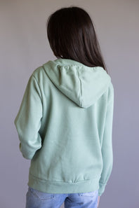 The North Face Evolution Simple Dome Full Zip Hoodie for Women in Slate Moss