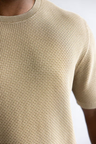 Weatherproof Vintage Brick Crew Shirt for Men in Kelp