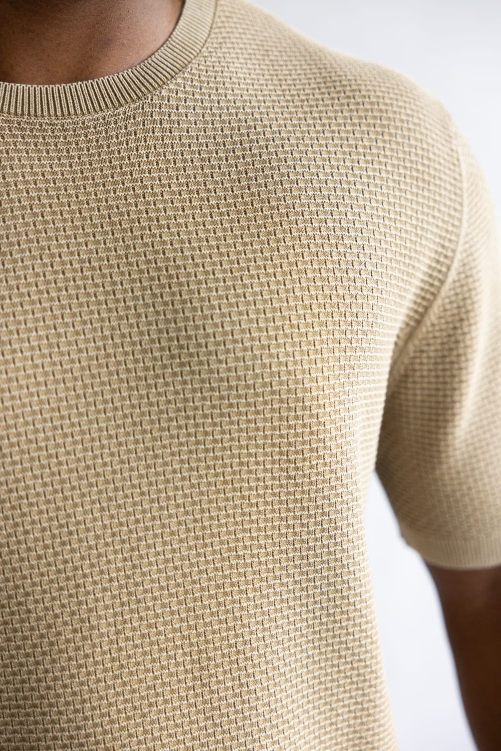 Weatherproof Vintage Brick Crew Shirt for Men in Kelp