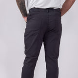 Weatherproof Vintage Faille 5 Pocket Pants for Men in Dark Grey
